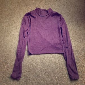 Turtleneck crop top